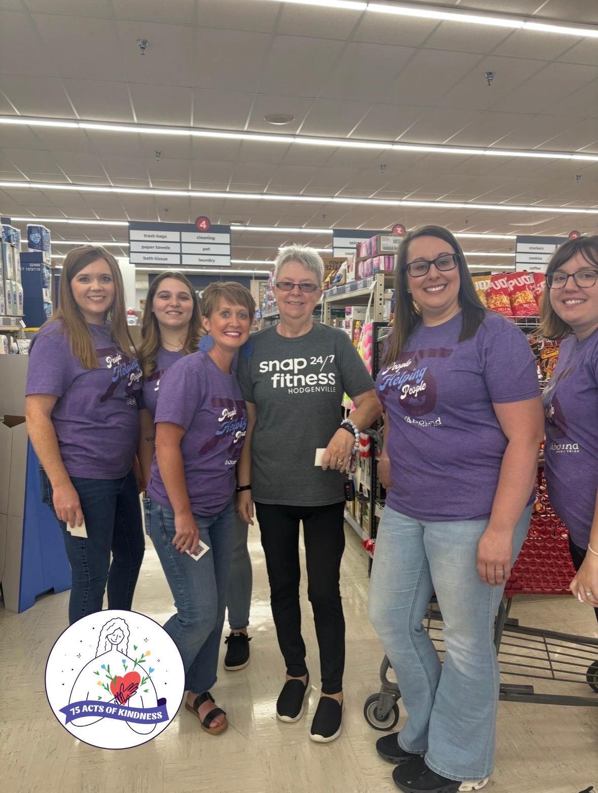hodgenville.jpg Branch Team Members surprising a community member with a gift card