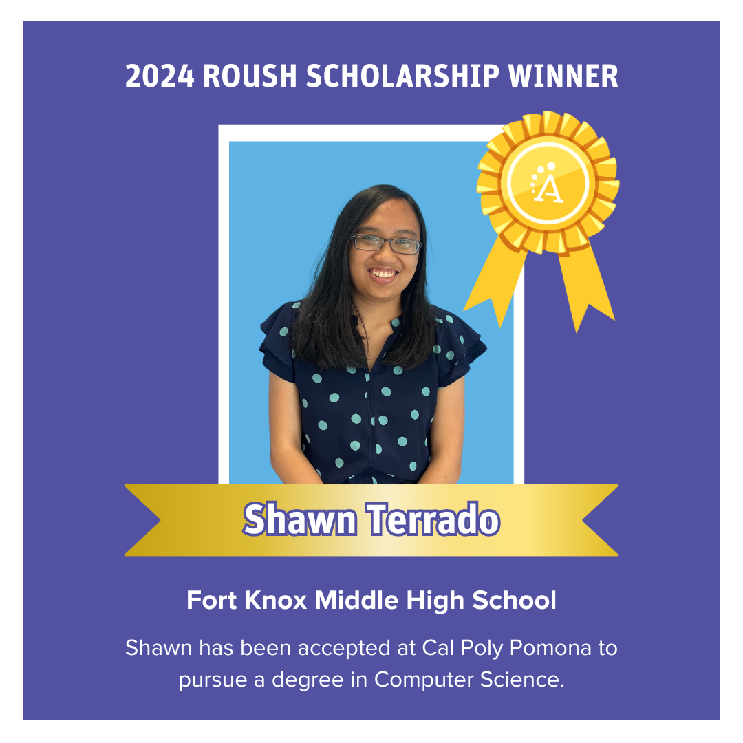 Shawna Terrado, Scholarship Recipient
